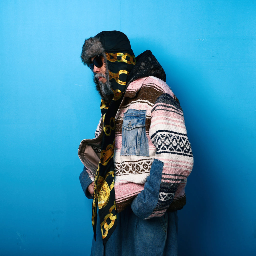 REMAKE MEXICAN RAG DENIM JACKET