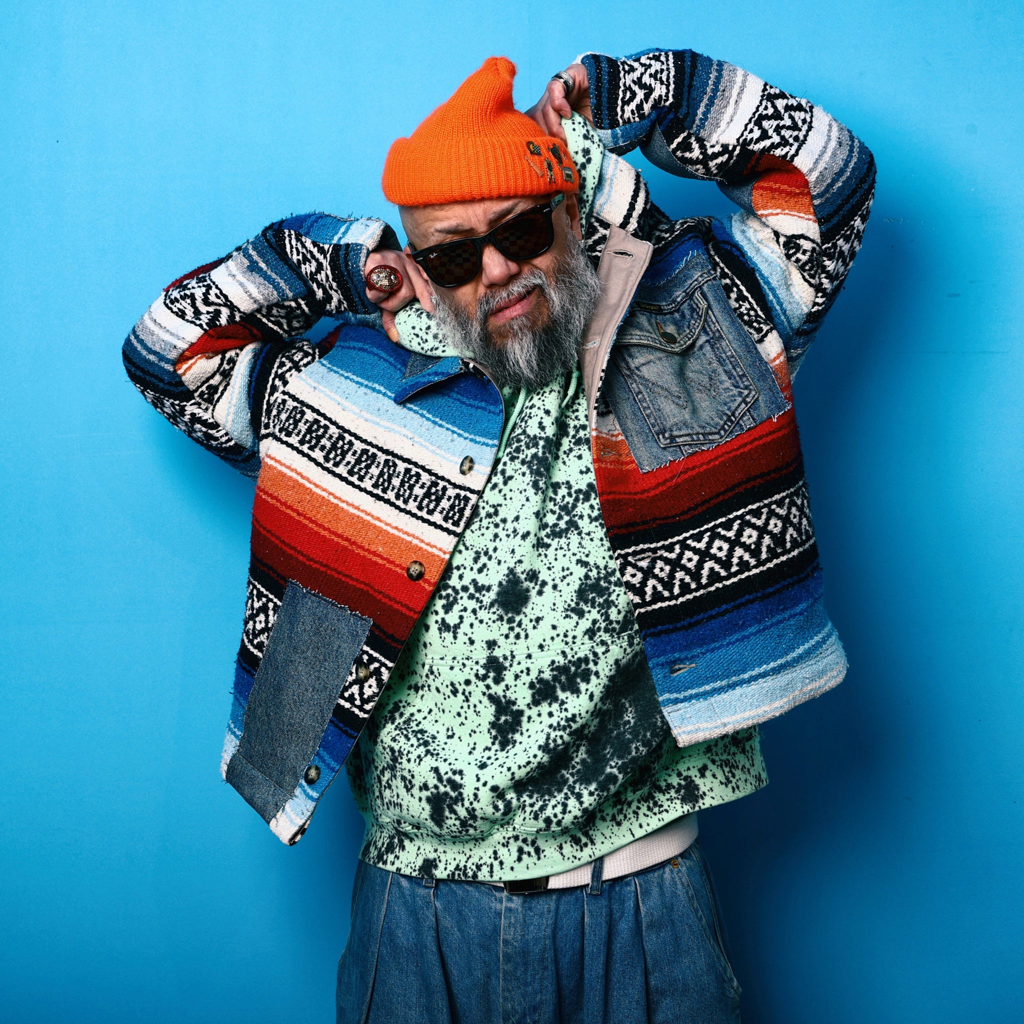 低価格 REMAKE MEXICAN Boy Awesome – JACKET DENIM RAG ジャケット・アウター
