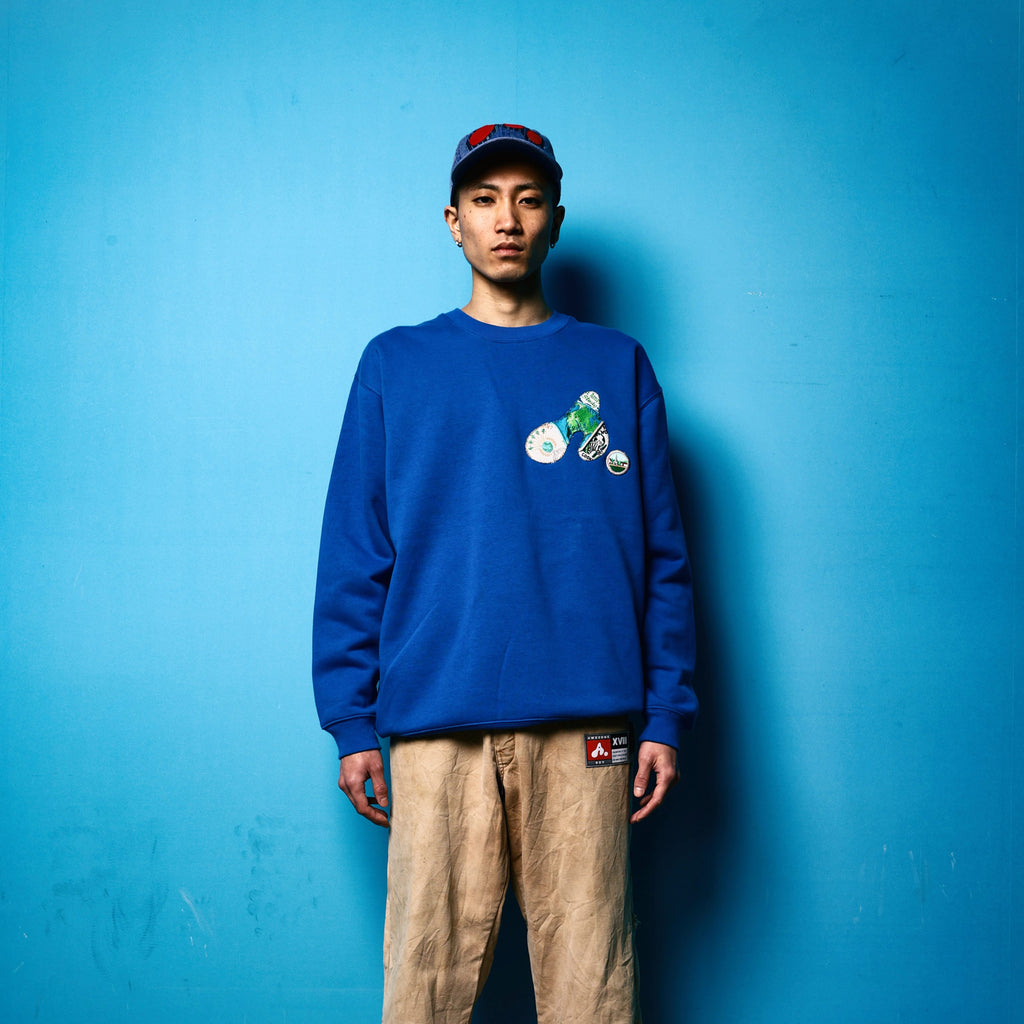 "A"WAPPEN LOGO CREWNECK SWEAT