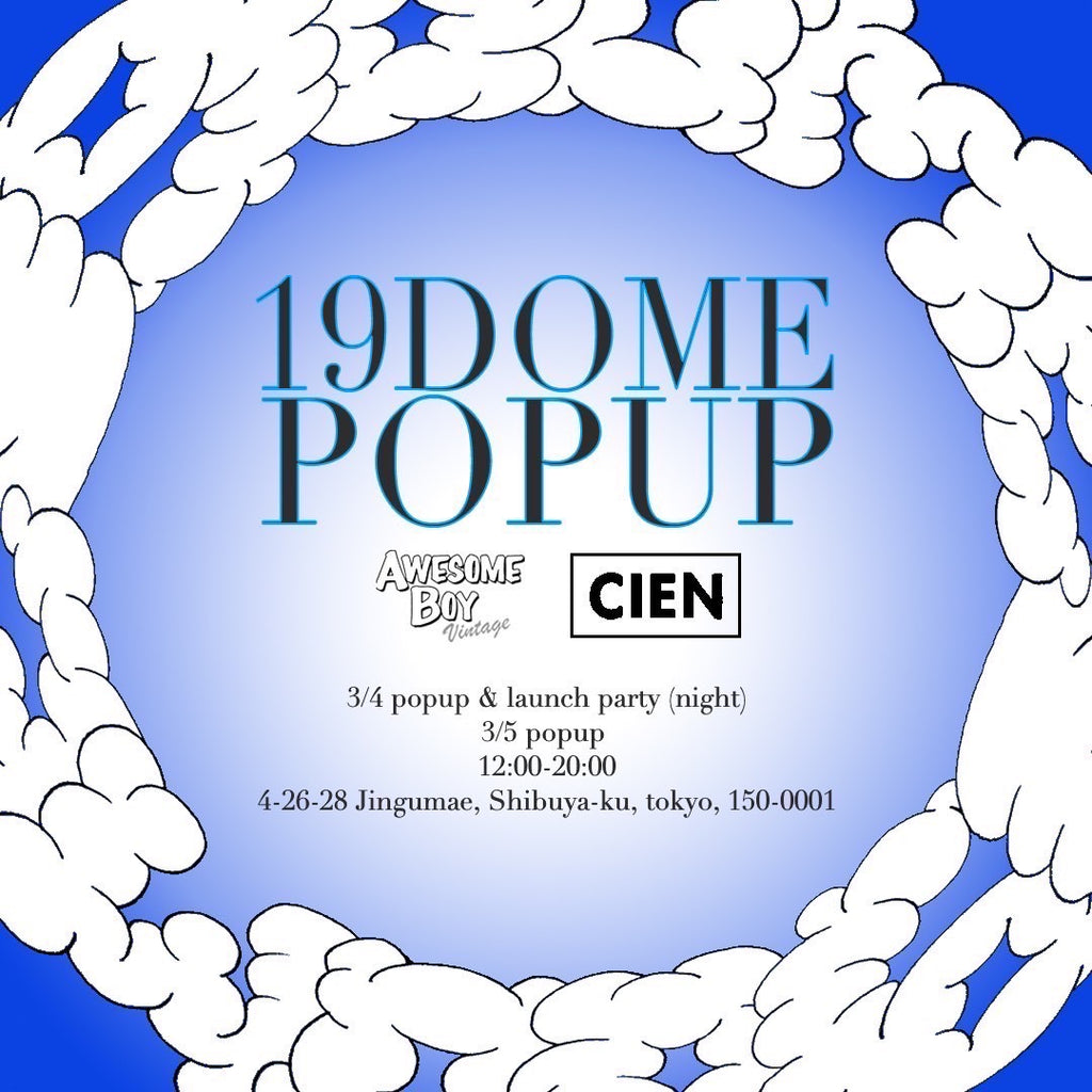 19DOME POPPUP のお知らせ