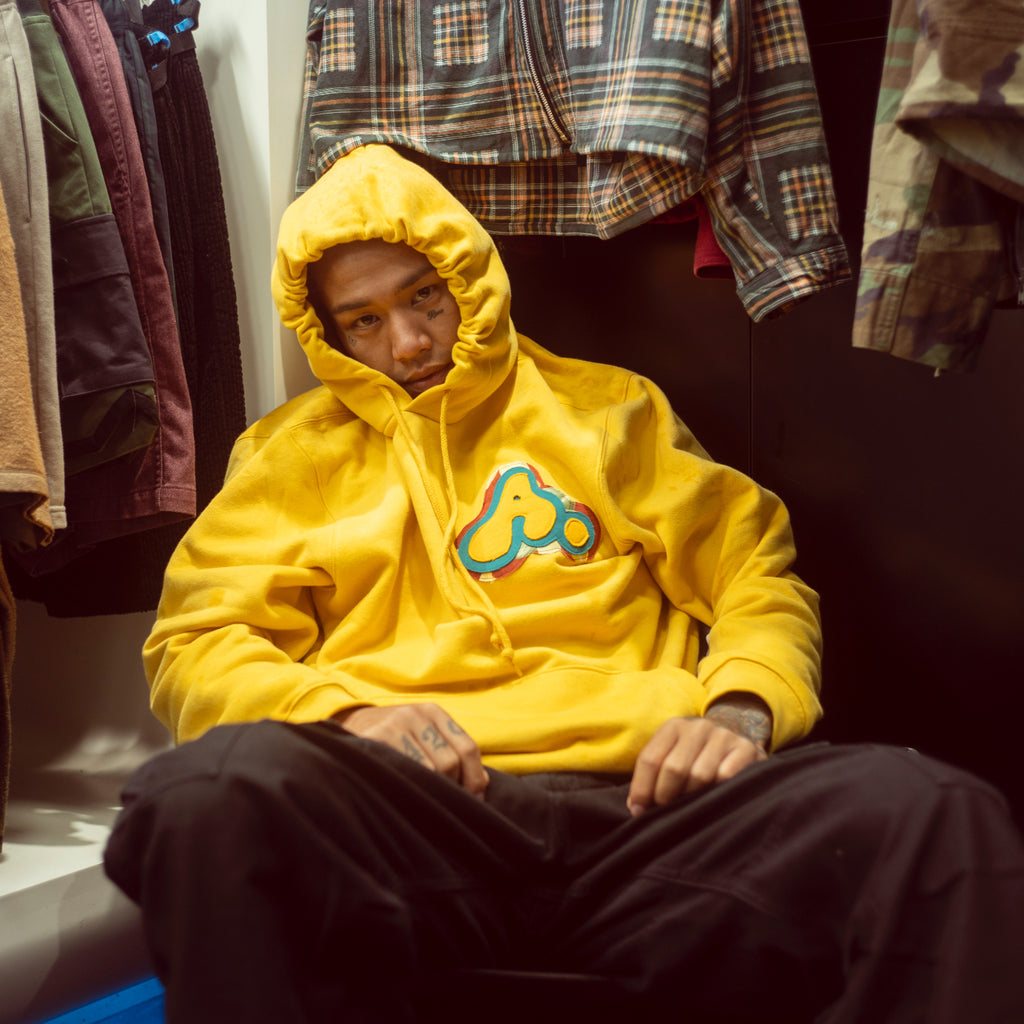 "A" LOGO HOODIE