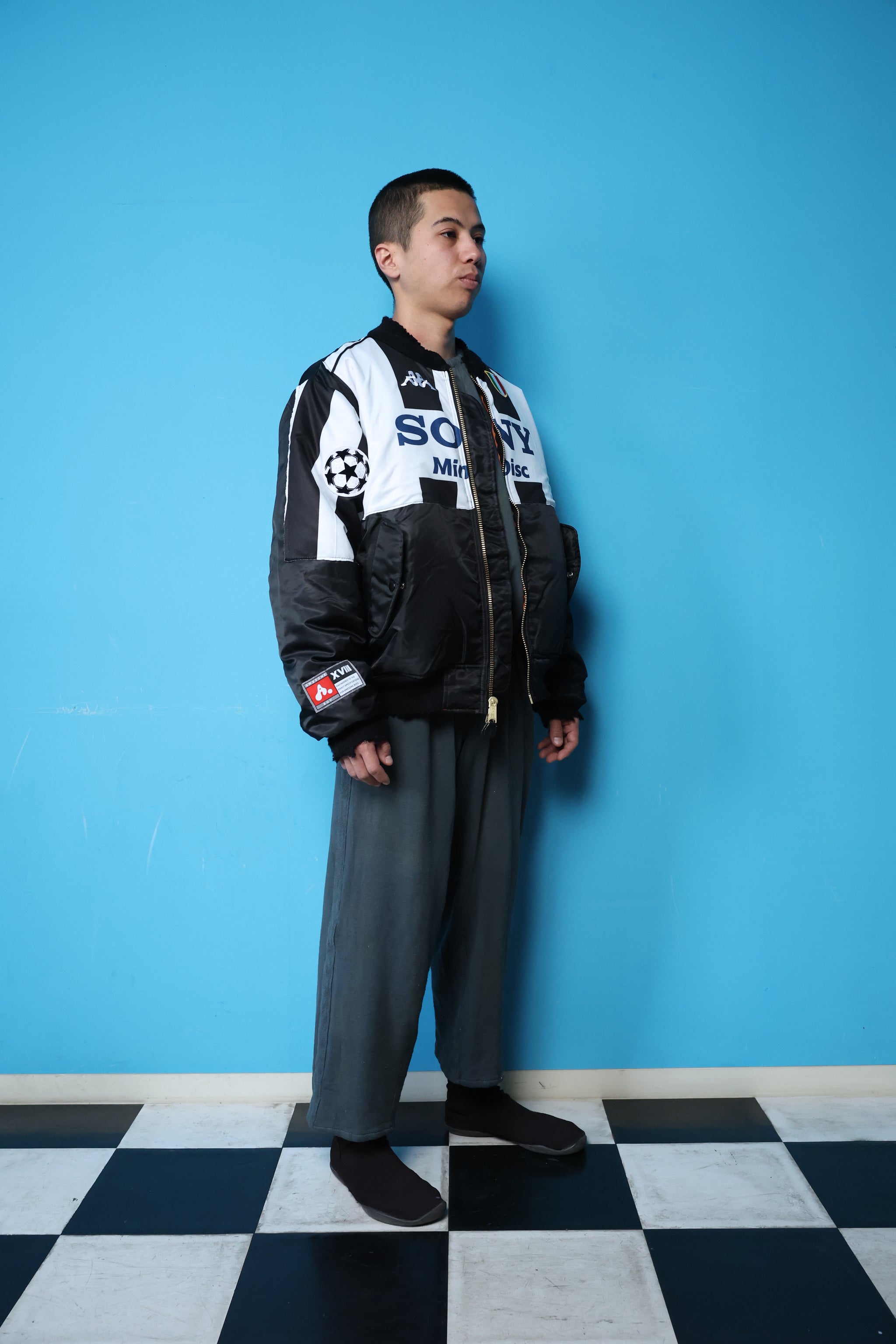 shareef 22AW ma-1 ブルゾン mj10044-Short Microfur Volume Neck Stand Blouson ブルゾン